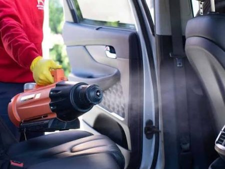 Seatbelt and Buckle Area Fine Contact Odour Treatment